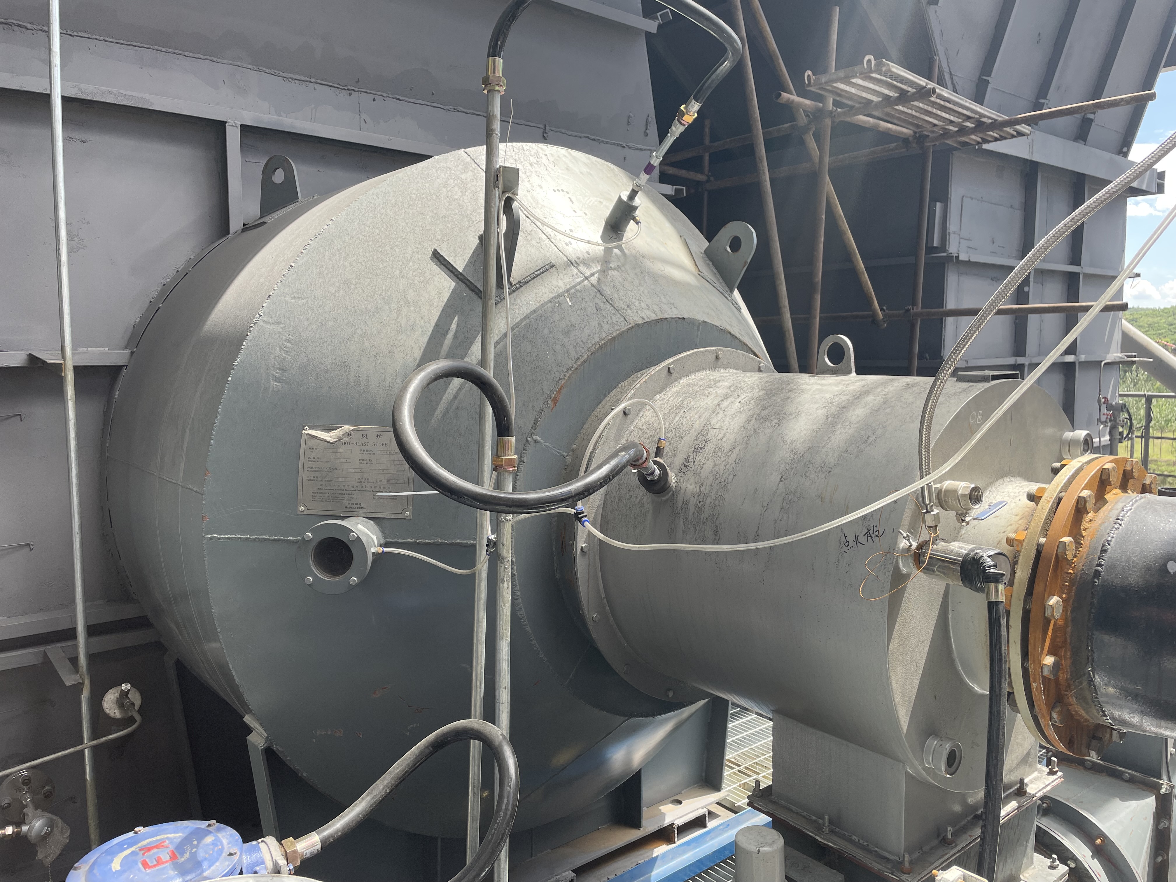 內(nèi)置直燃熱風(fēng)爐（鋼廠脫硫脫硝工程配套）